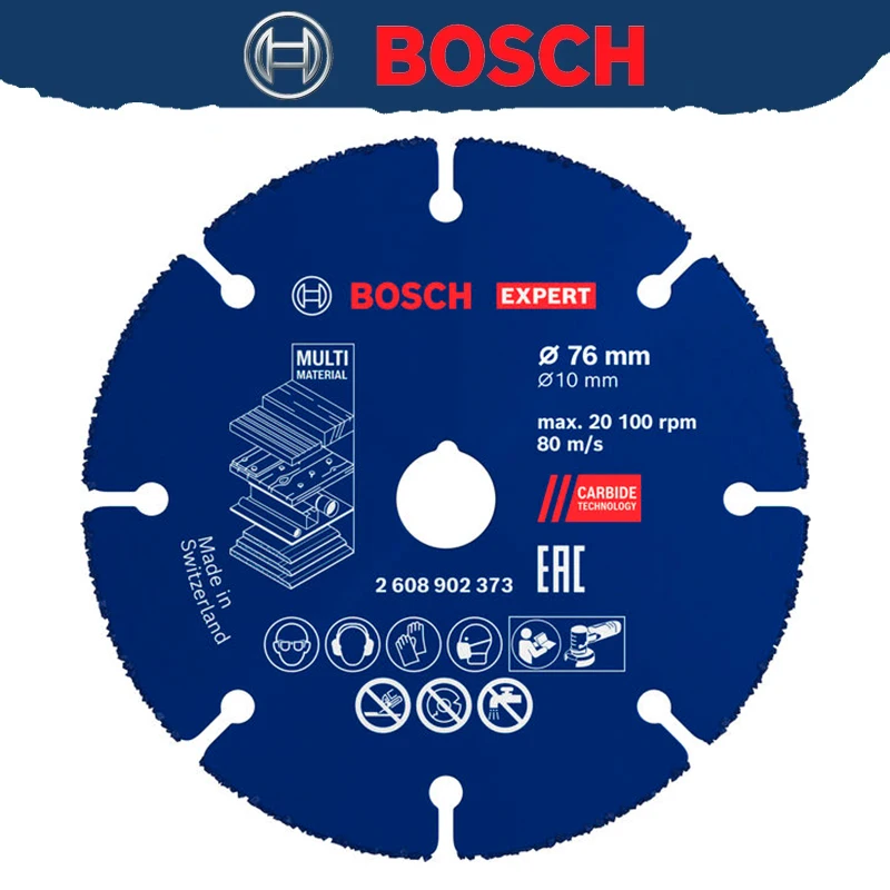 Tools Heavy Equipment - BOSCH Original 2608902373 Hartmetall-Mehrzweckschneidscheibe 76 mm