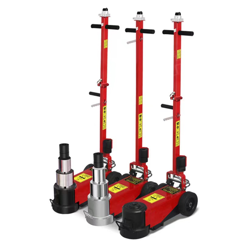 Hydraulic Floor Jack - 80-Tonnen pneumatischer Bus-Lift-Wagenheber, Öl-Wasser-Abscheider, hydraulischer Bodenheber,
