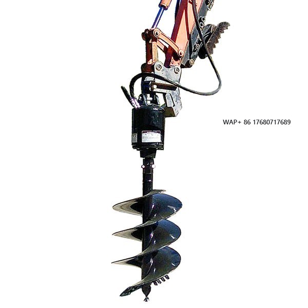 Auger Drill Attachment - Baggeranbaugeräte Hydraulischer Erdbohrer mit CE-Zertifikat