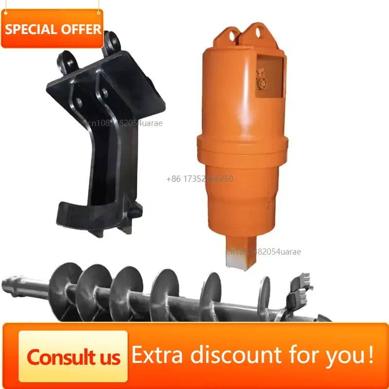 Hydraulischer Erdbohrer-Aufsat – Auger Drill Attachment Bewertung und Preis