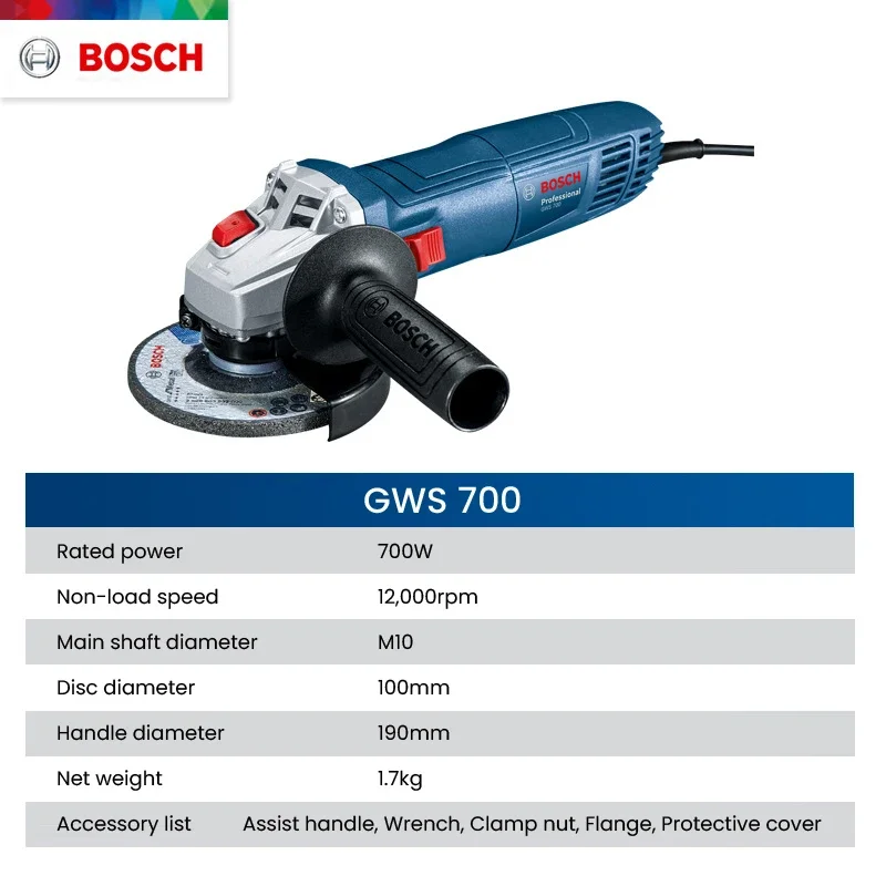 Bosch GWS 700 Winkelschleifer, – Tools Heavy Equipment Bewertung und Preis