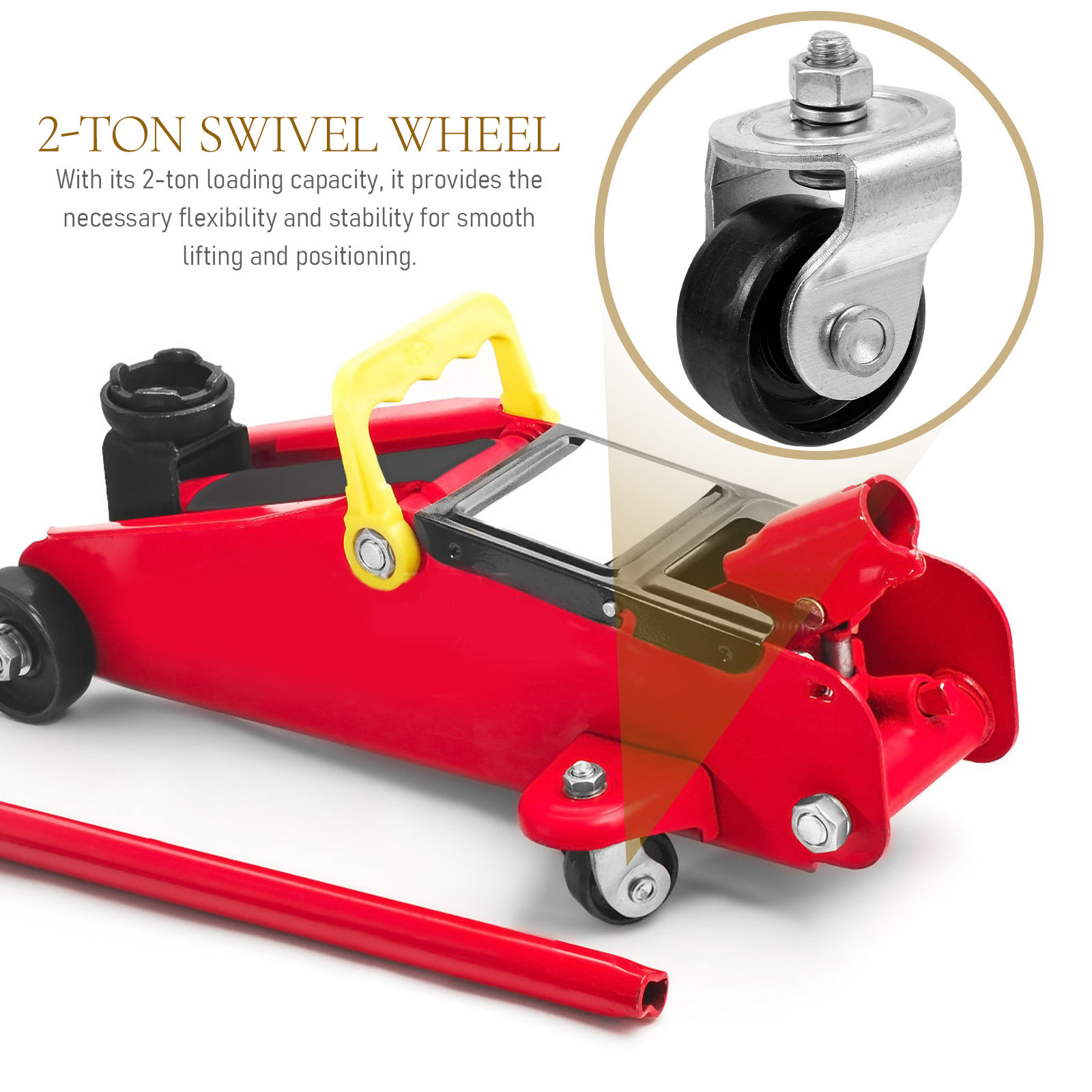Ersatz-Lenkrollen für 2-Tonnen – Hydraulic Floor Jack Bewertung und Preis